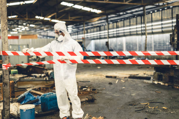 Professional Unattended Death Cleanup technician working in Monmouth Beach, NJ